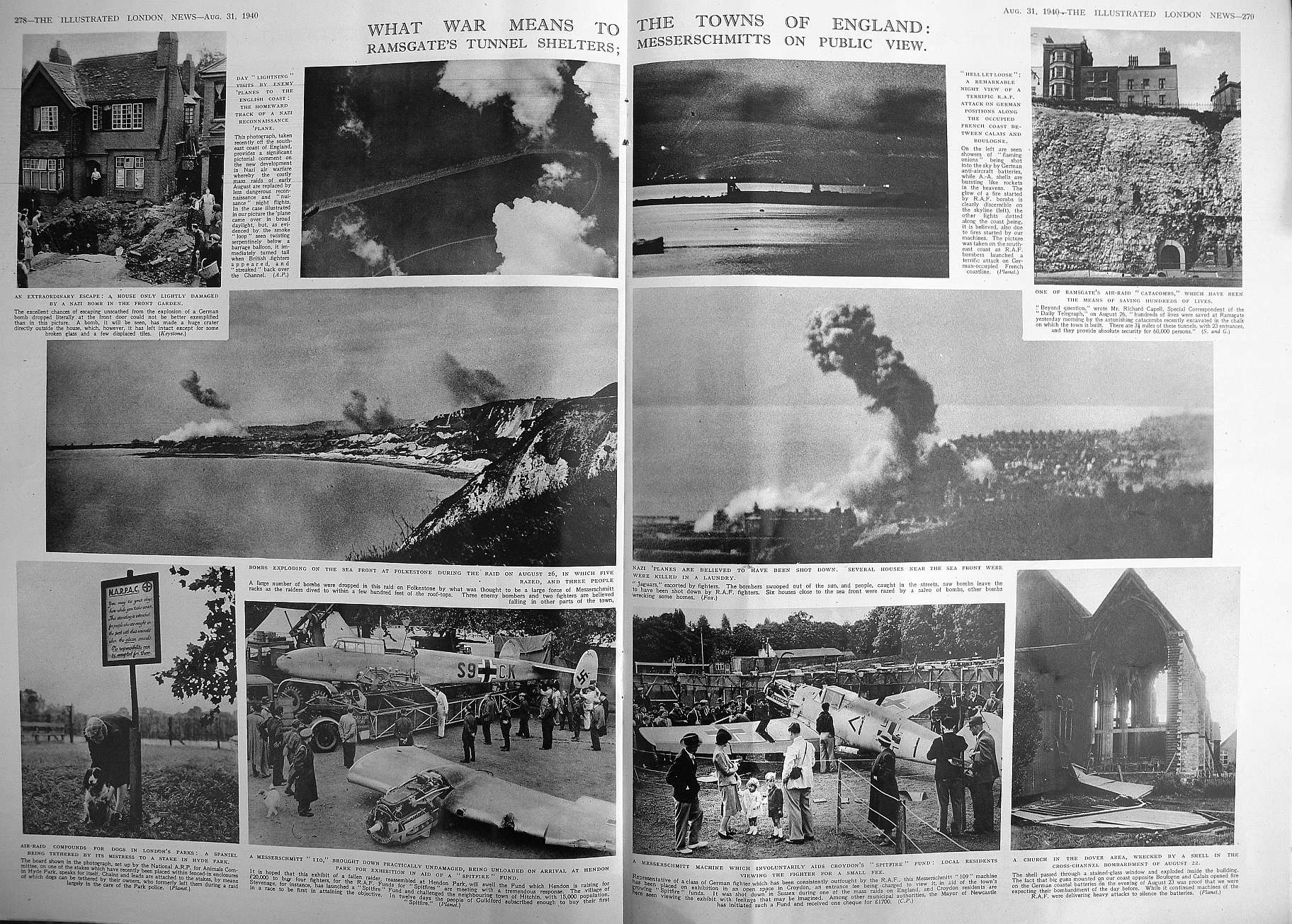 what war means to the towns of England